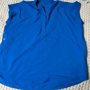 Figs Rafaela scrub top royal blue